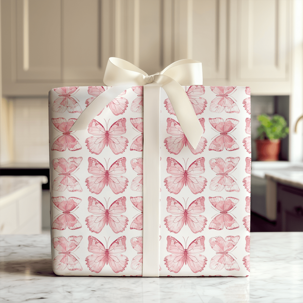 Flirty Flutters - Wrapping Paper - Aspen & Arlo