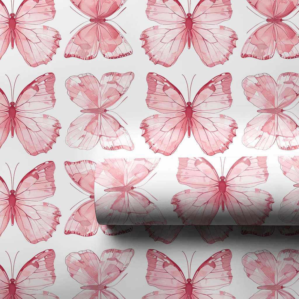 Flirty Flutters - Wrapping Paper - Aspen & Arlo