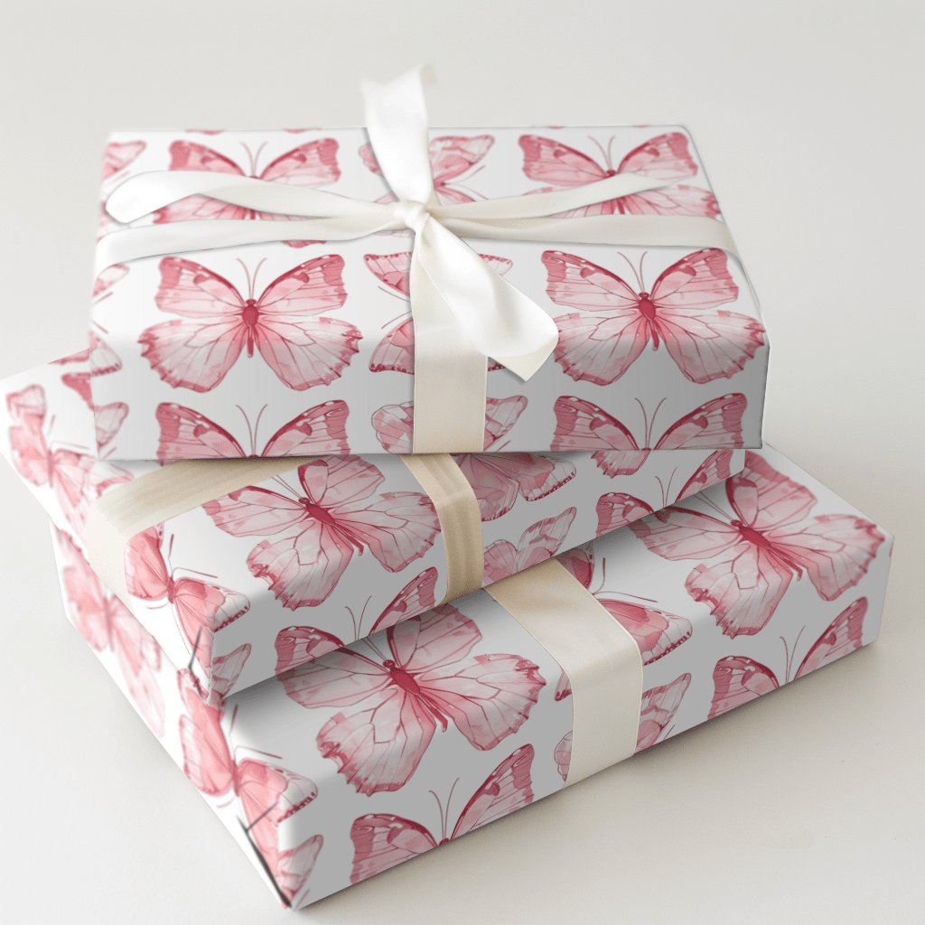 Flirty Flutters - Wrapping Paper - Aspen & Arlo