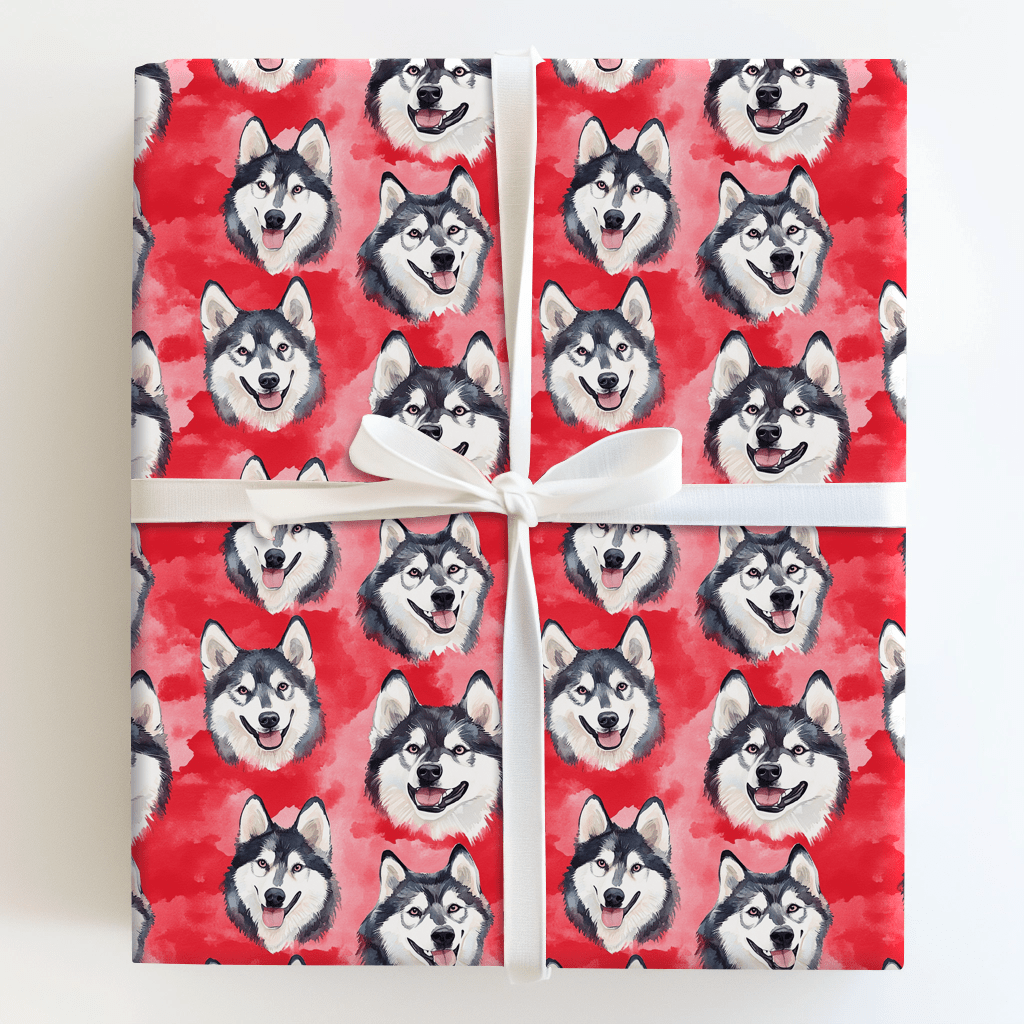 Cherry Dog - Wrapping Paper - Aspen & Arlo