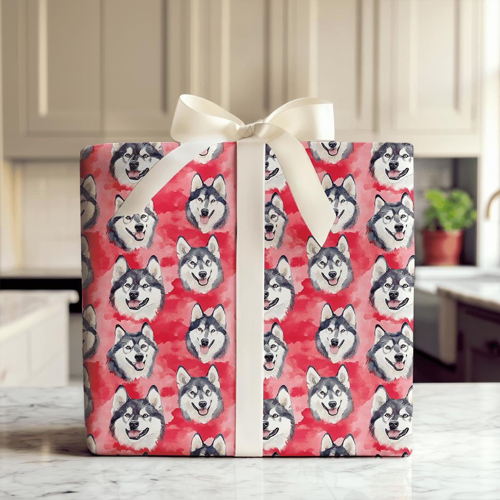 Cherry Dog - Wrapping Paper - Aspen & Arlo