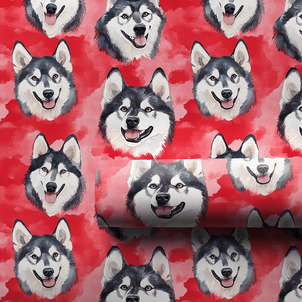 Cherry Dog - Wrapping Paper - Aspen & Arlo
