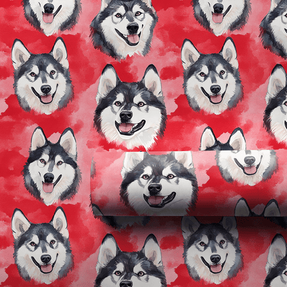 Cherry Dog - Wrapping Paper - Aspen & Arlo