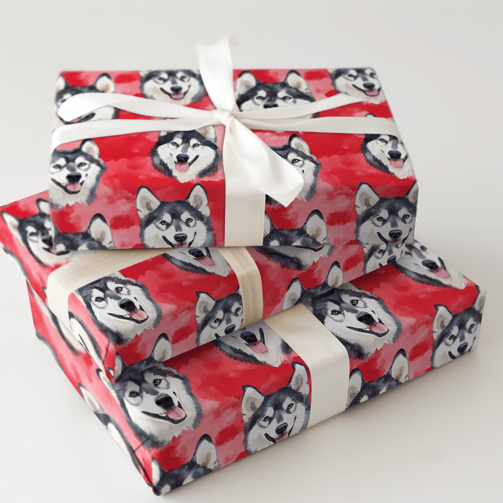 Cherry Dog - Wrapping Paper - Aspen & Arlo