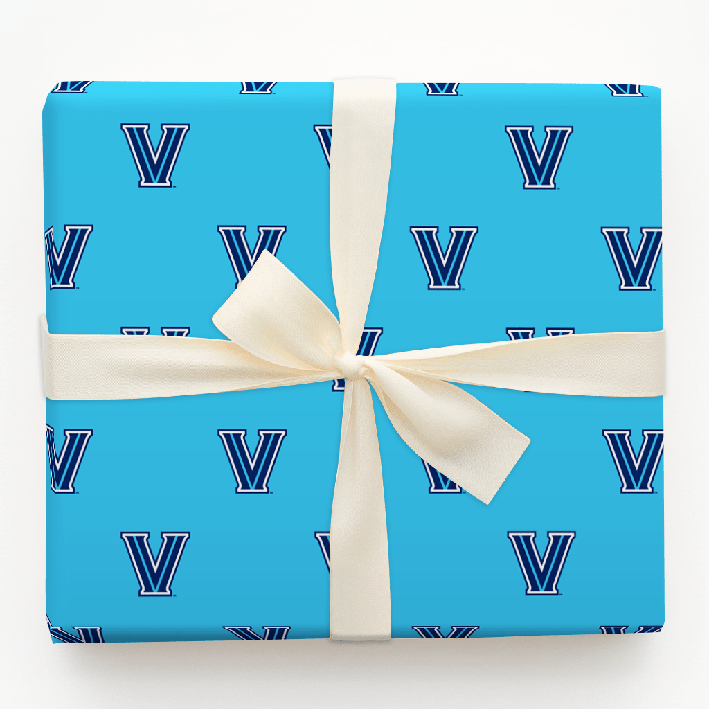 Villanova Blue - Wrapping Paper - Aspen & Arlo