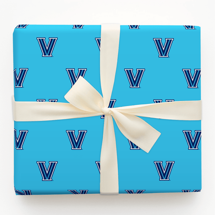 Villanova Blue - Wrapping Paper - Aspen & Arlo