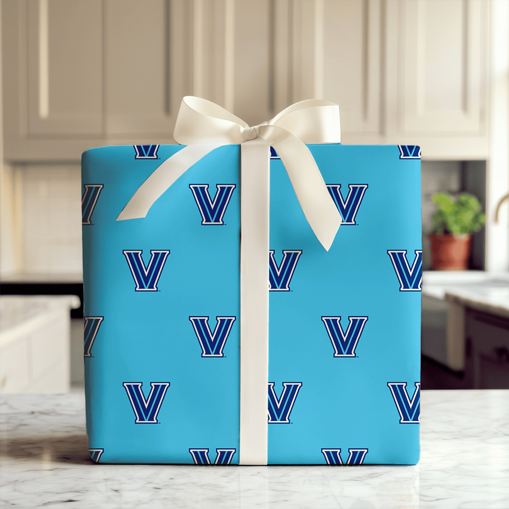Villanova Blue - Wrapping Paper - Aspen & Arlo