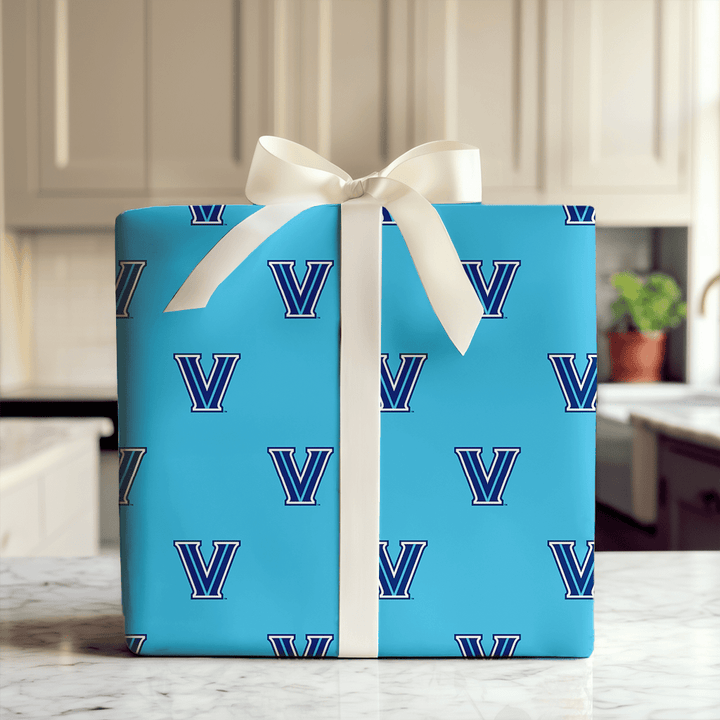 Villanova Blue - Wrapping Paper - Aspen & Arlo