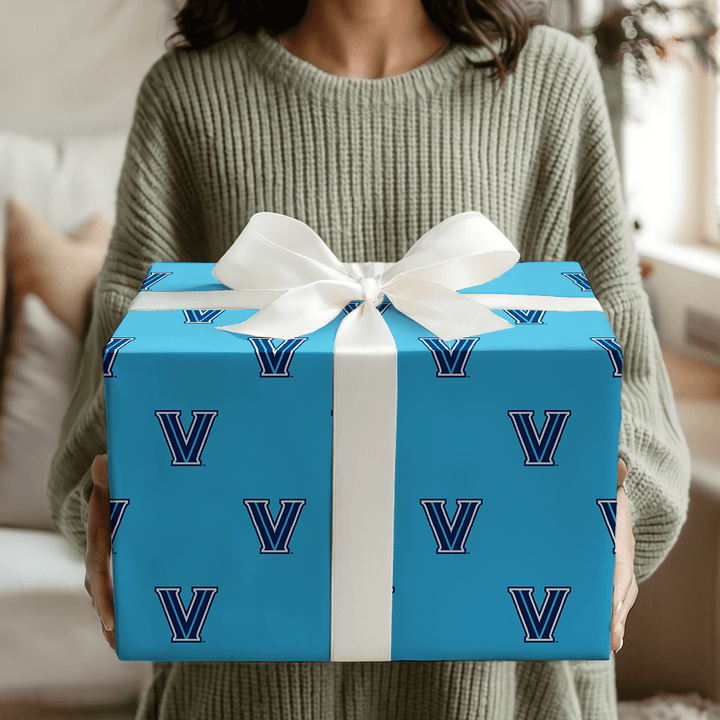 Villanova Blue - Wrapping Paper - Aspen & Arlo