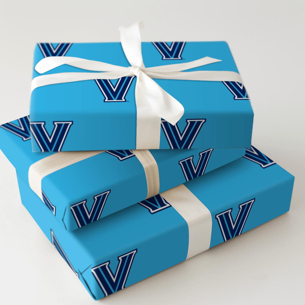 Villanova Blue - Wrapping Paper - Aspen & Arlo