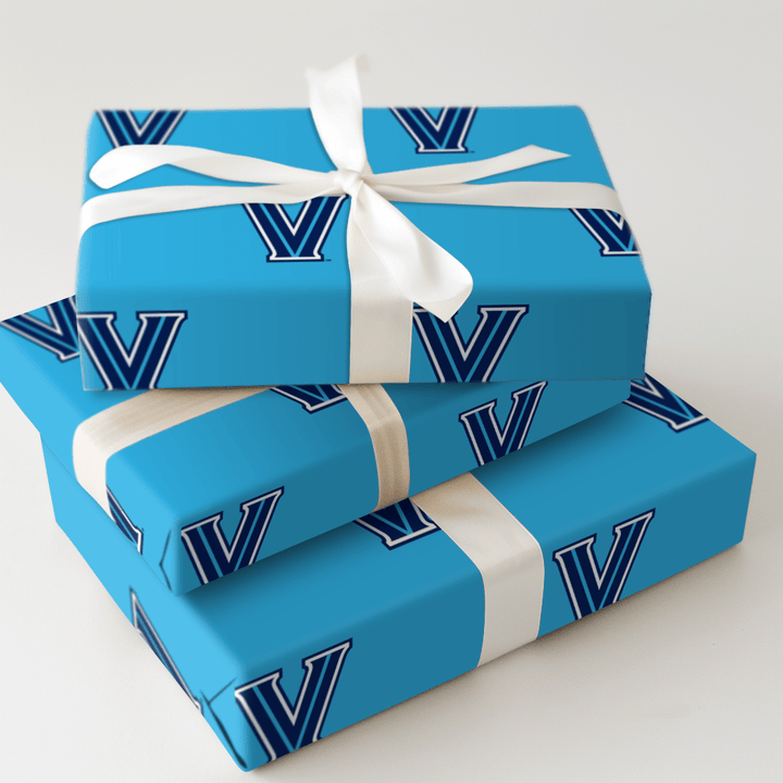 Villanova Blue - Wrapping Paper - Aspen & Arlo