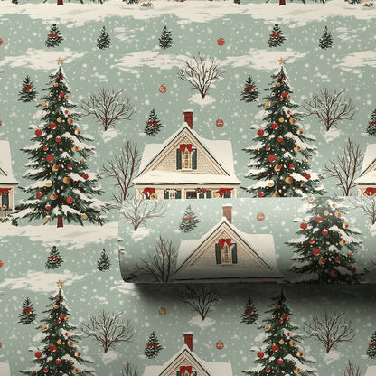 Home for the Holidays - Wrapping Paper - Aspen & Arlo