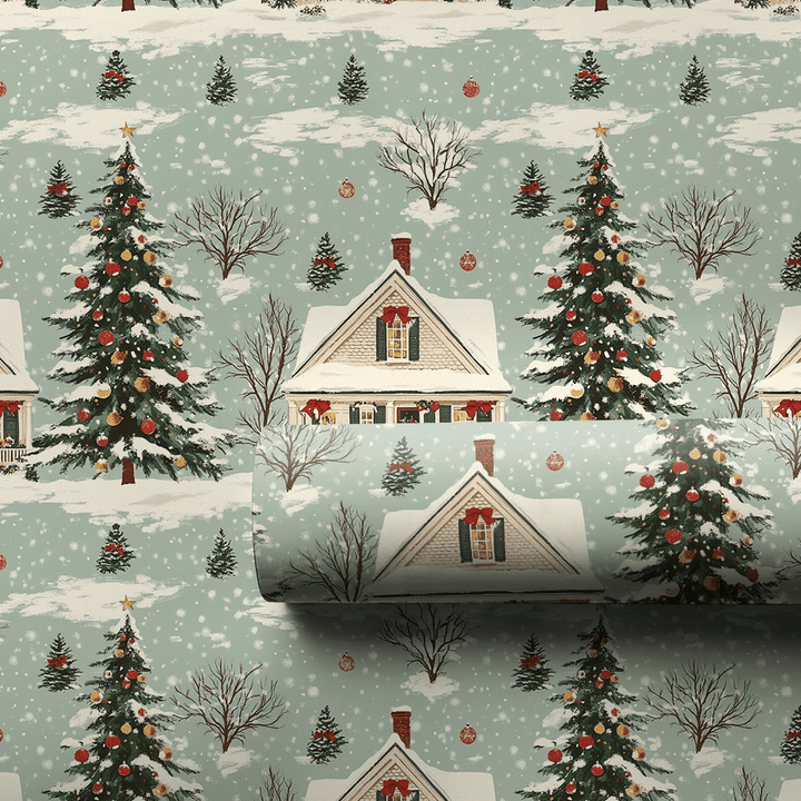 Home for the Holidays - Wrapping Paper - Aspen & Arlo