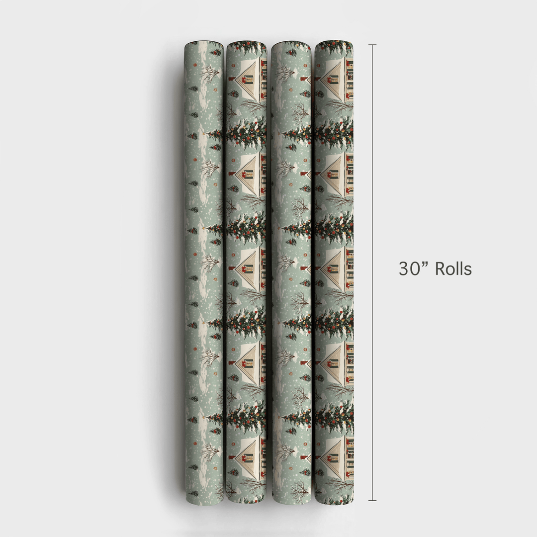Home for the Holidays - Wrapping Paper - Aspen & Arlo