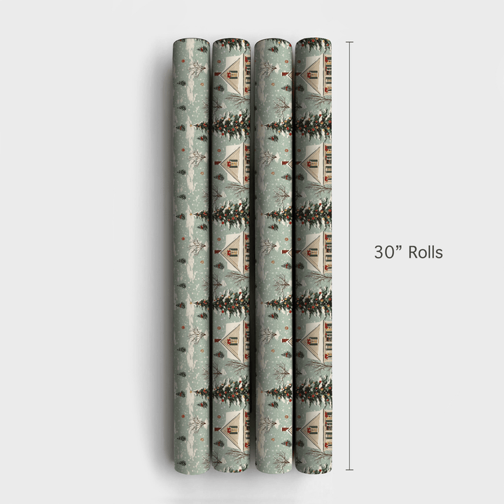 Home for the Holidays - Wrapping Paper - Aspen & Arlo
