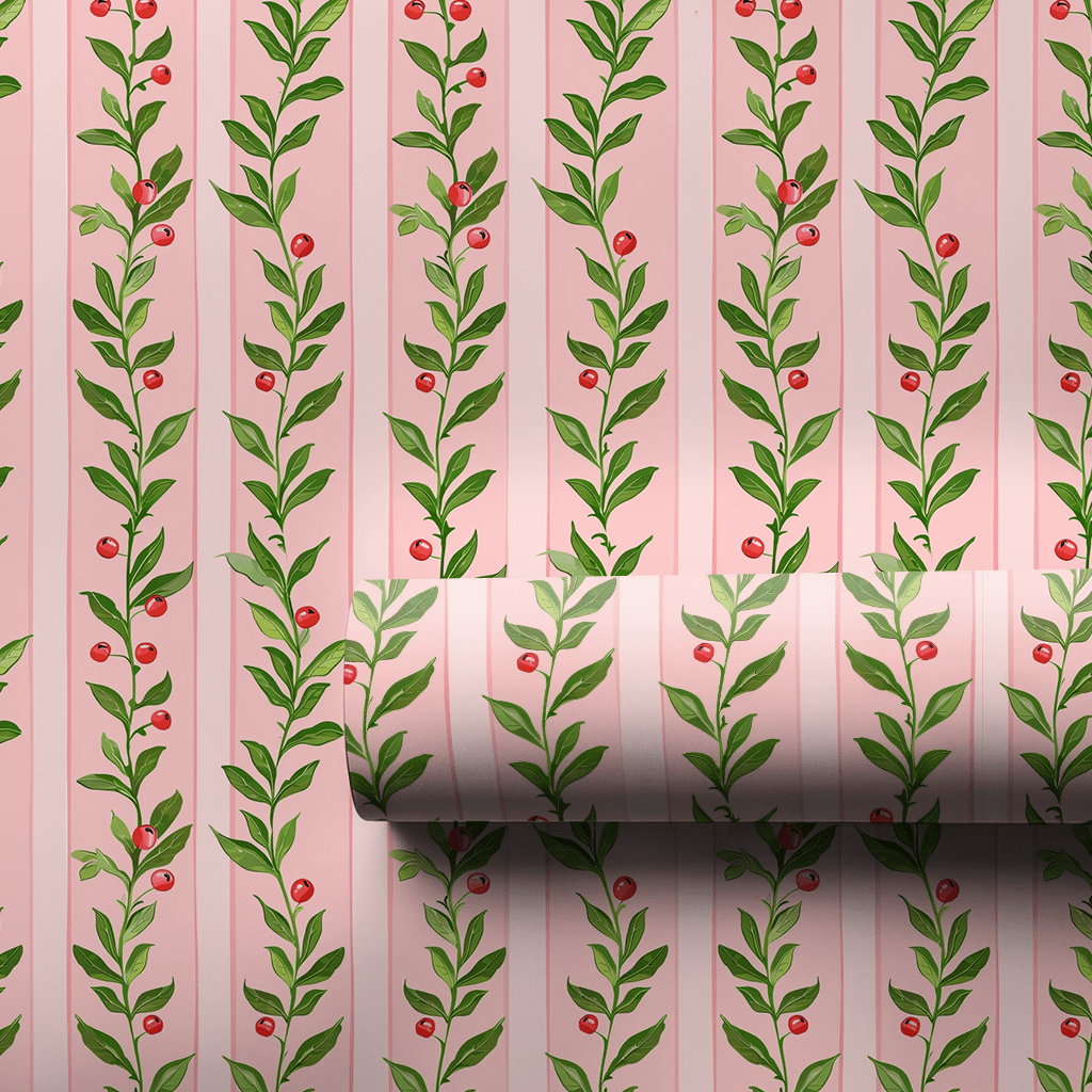 Berry Pink - Wrapping Paper - Aspen & Arlo
