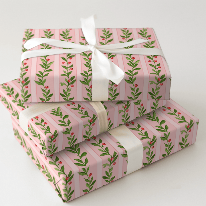 Berry Pink - Wrapping Paper - Aspen & Arlo