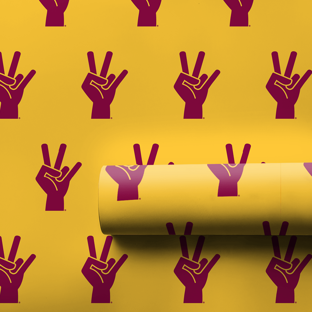 Sun Devil Signal - Wrapping Paper - Aspen & Arlo