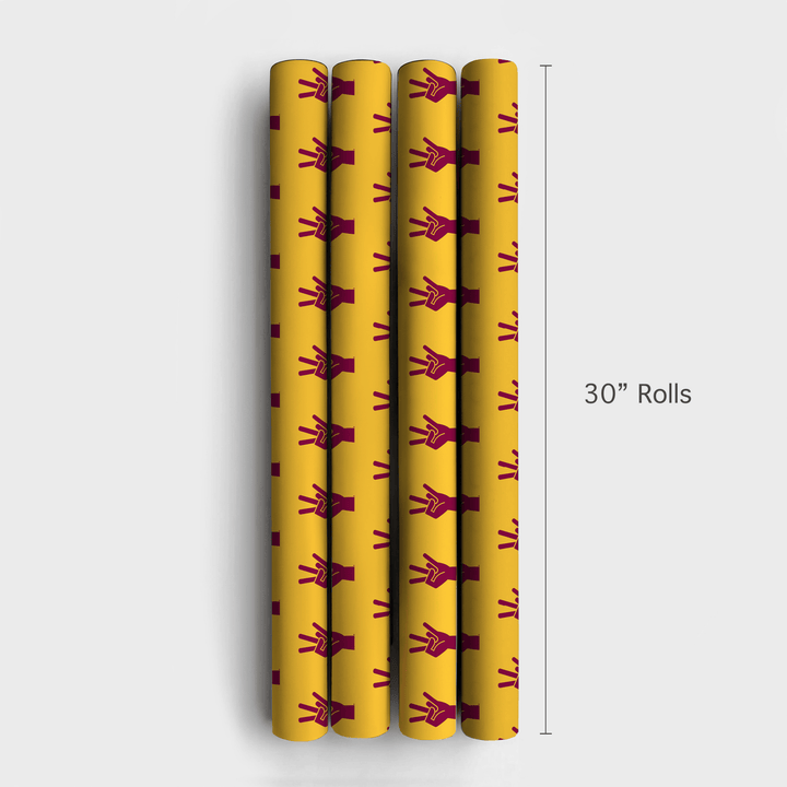 Sun Devil Signal - Wrapping Paper - Aspen & Arlo
