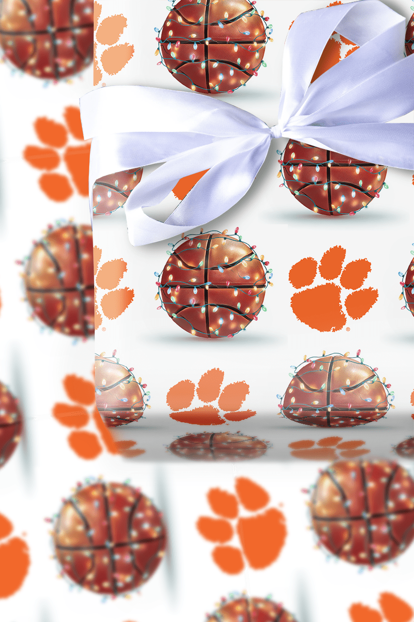 Paw Power Hoops - Wrapping Paper - Aspen & Arlo