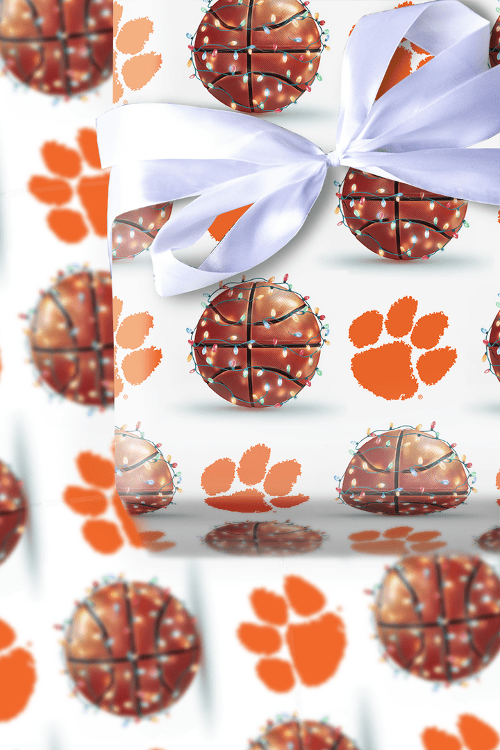 Paw Power Hoops - Wrapping Paper - Aspen & Arlo