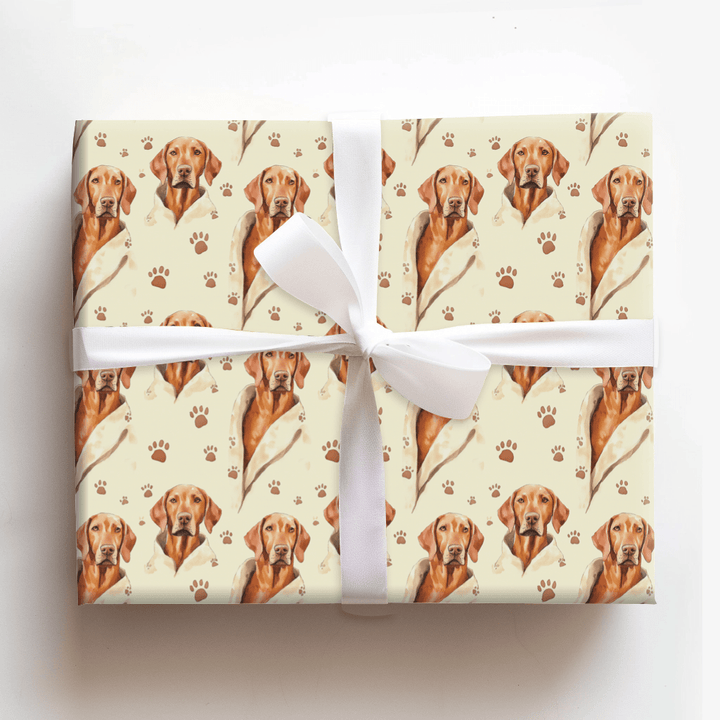 Spa Day with the Vizsla - Wrapping Paper - Aspen & Arlo