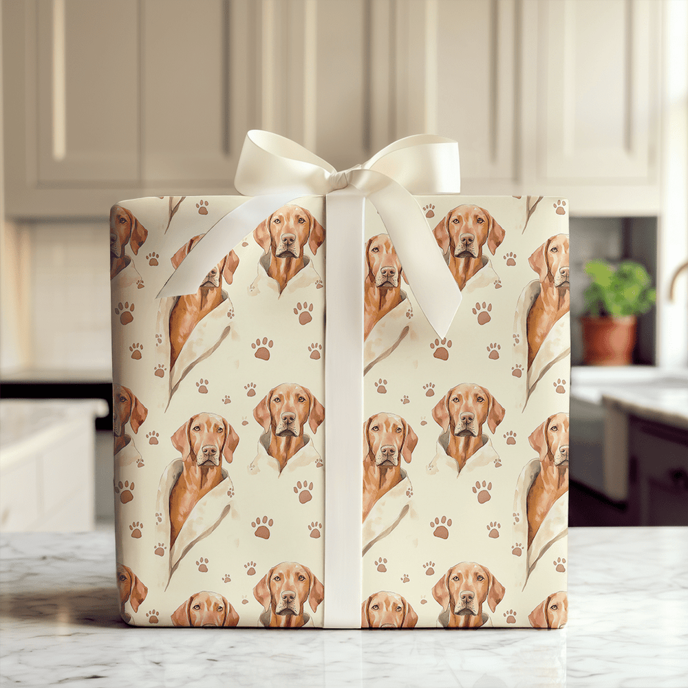 Spa Day with the Vizsla - Wrapping Paper - Aspen & Arlo