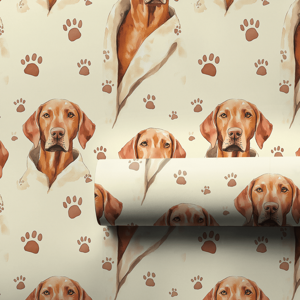 Spa Day with the Vizsla - Wrapping Paper - Aspen & Arlo