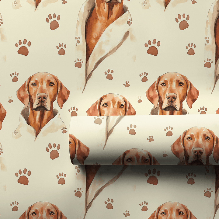 Spa Day with the Vizsla - Wrapping Paper - Aspen & Arlo