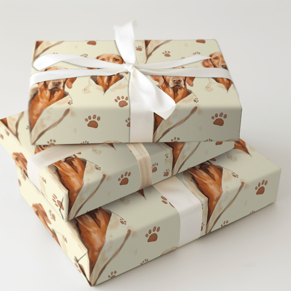 Spa Day with the Vizsla - Wrapping Paper - Aspen & Arlo