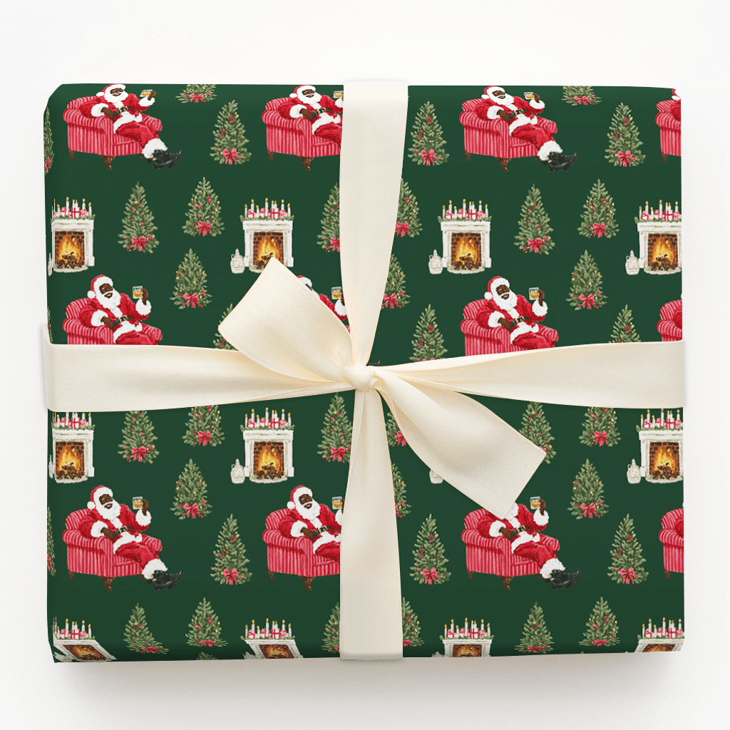The Nightcap Before Christmas - Wrapping Paper - Aspen & Arlo