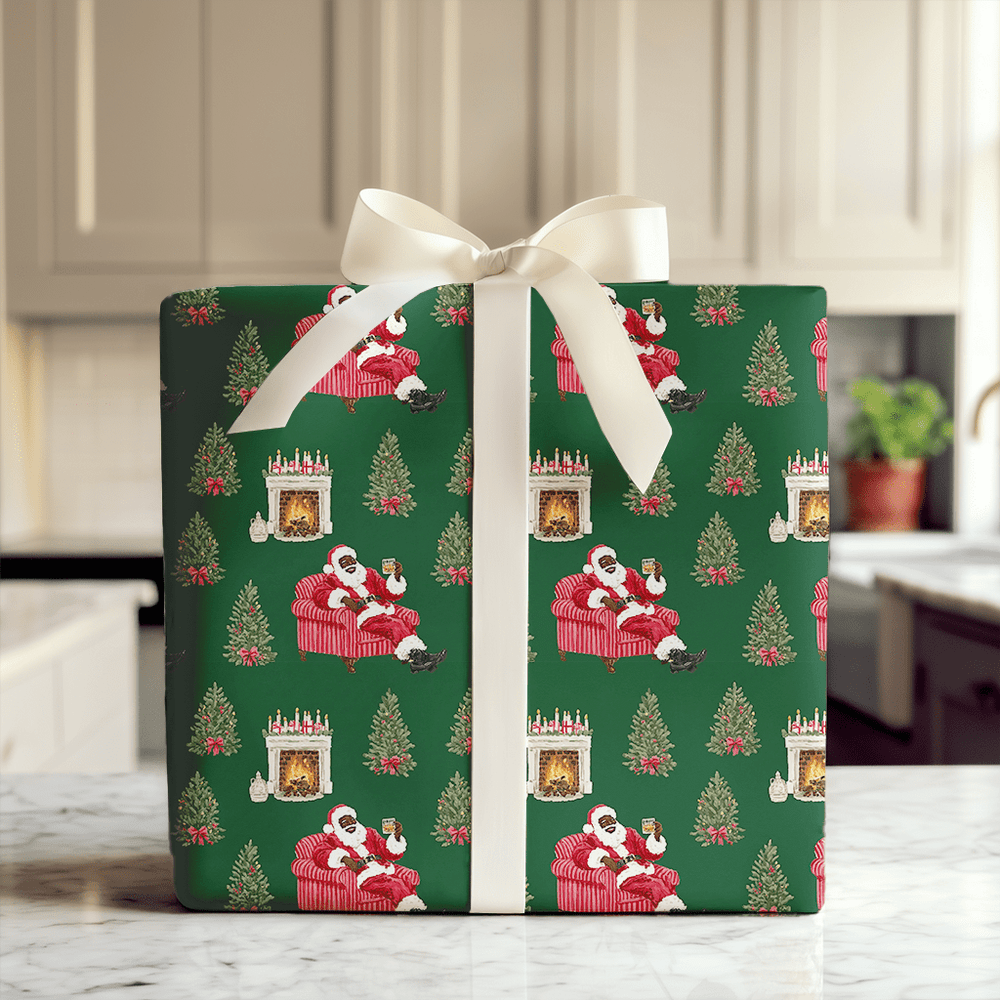 The Nightcap Before Christmas - Wrapping Paper - Aspen & Arlo