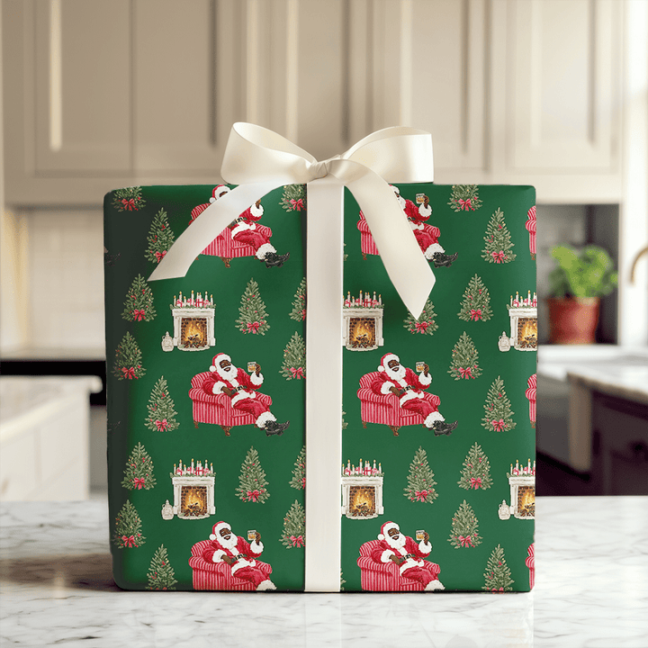 The Nightcap Before Christmas - Wrapping Paper - Aspen & Arlo