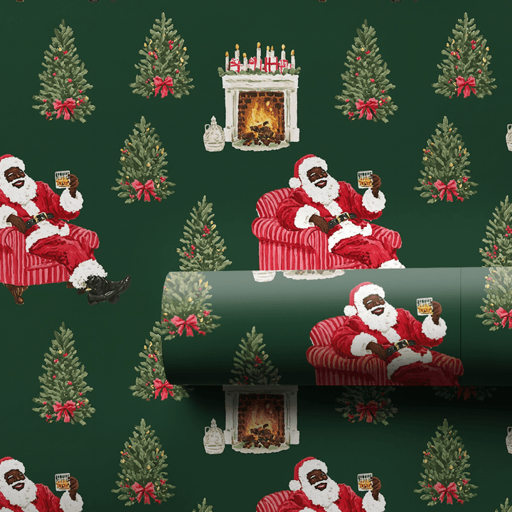 The Nightcap Before Christmas - Wrapping Paper - Aspen & Arlo