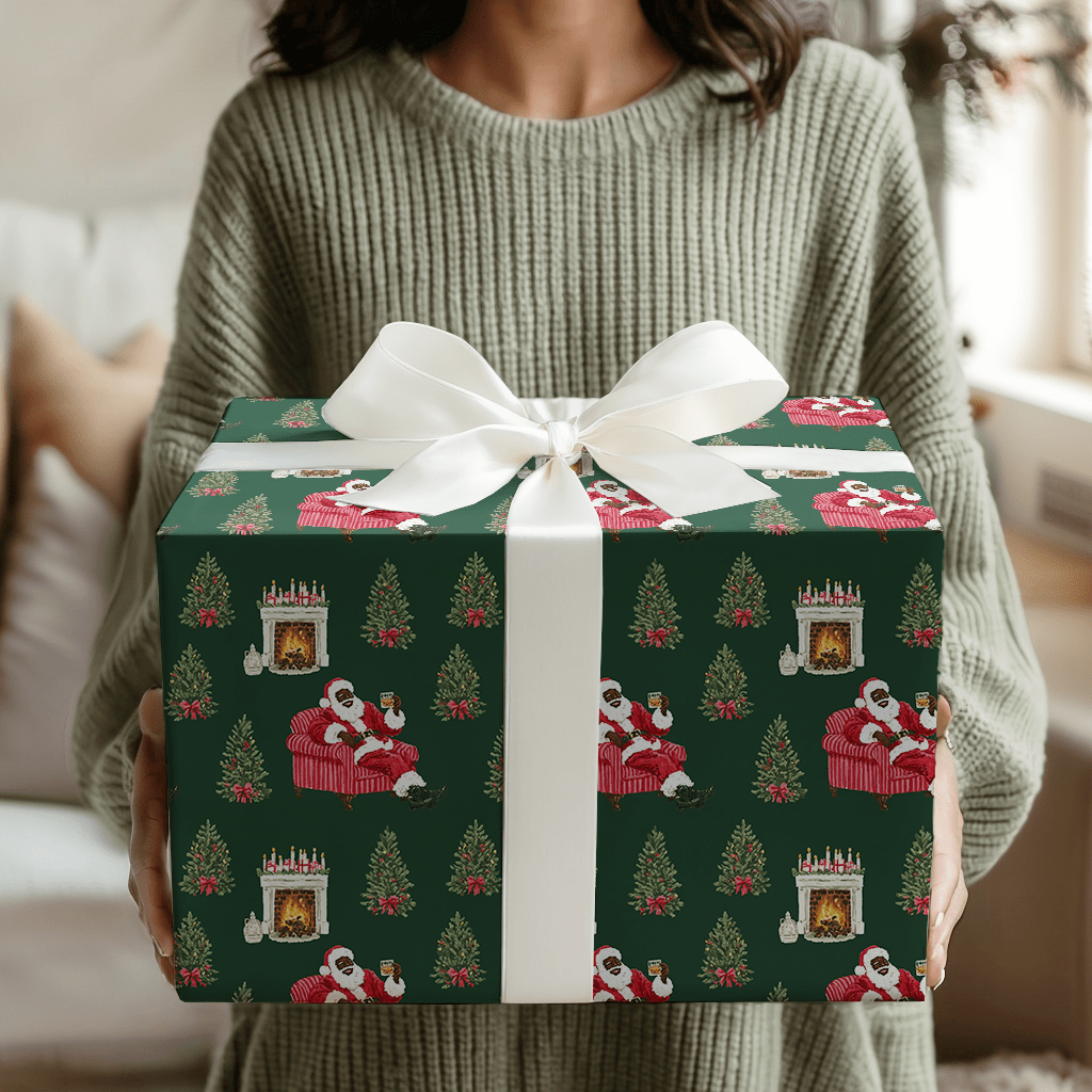 The Nightcap Before Christmas - Wrapping Paper - Aspen & Arlo