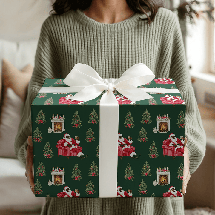 The Nightcap Before Christmas - Wrapping Paper - Aspen & Arlo