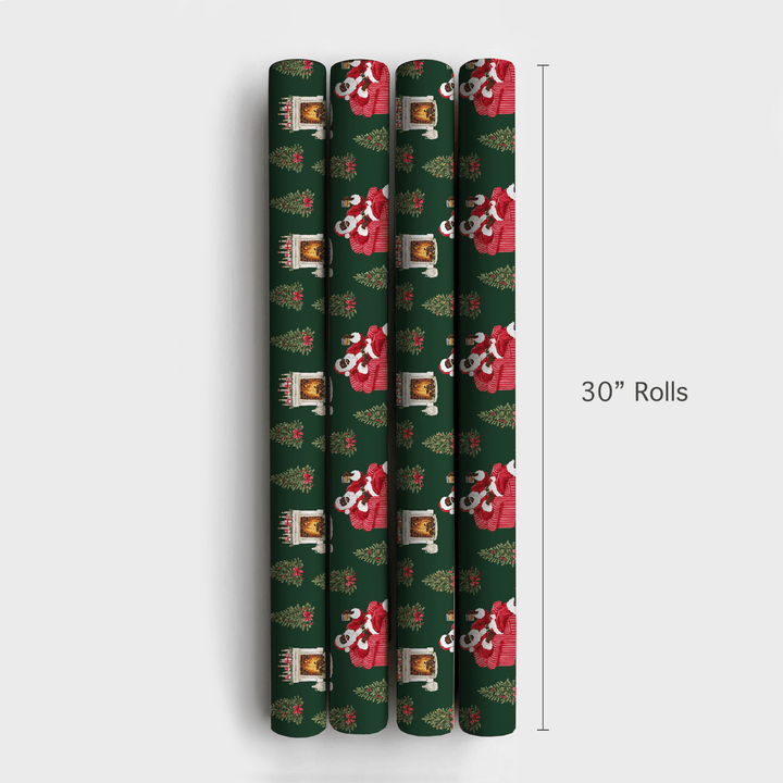 The Nightcap Before Christmas - Wrapping Paper - Aspen & Arlo