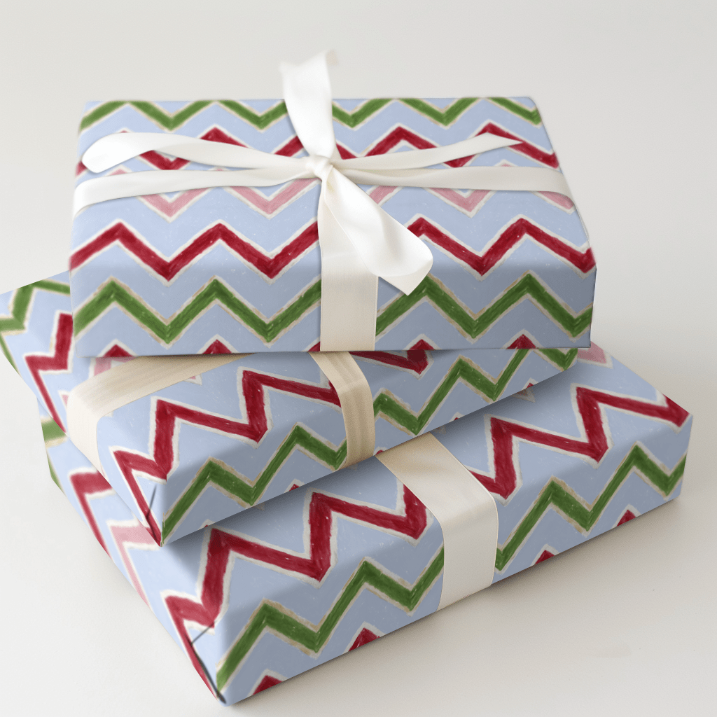 Zigzag Christmas - Wrapping Paper - Aspen & Arlo
