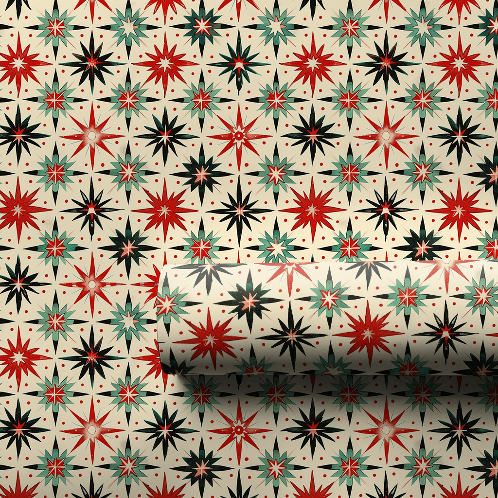 Stars But Bursts - Wrapping Paper - Aspen & Arlo