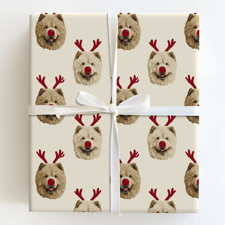 Rudolph the Chow Chow - Wrapping Paper - Aspen & Arlo
