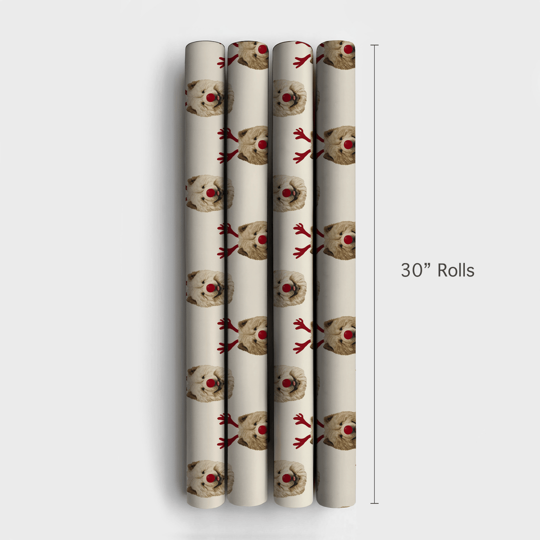 Rudolph the Chow Chow - Wrapping Paper - Aspen & Arlo
