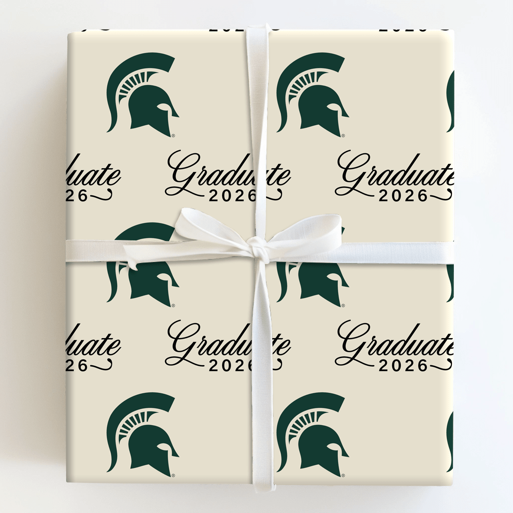 Michigan State Graduate 2026 - Wrapping Paper - Aspen & Arlo