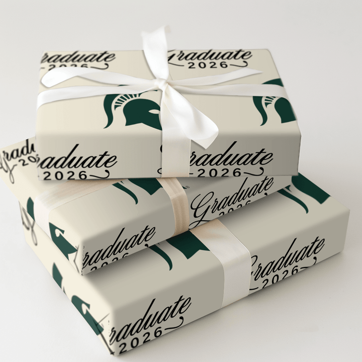 Michigan State Graduate 2026 - Wrapping Paper - Aspen & Arlo