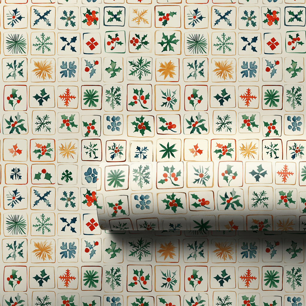 Tiles of Tradition - Wrapping Paper - Aspen & Arlo