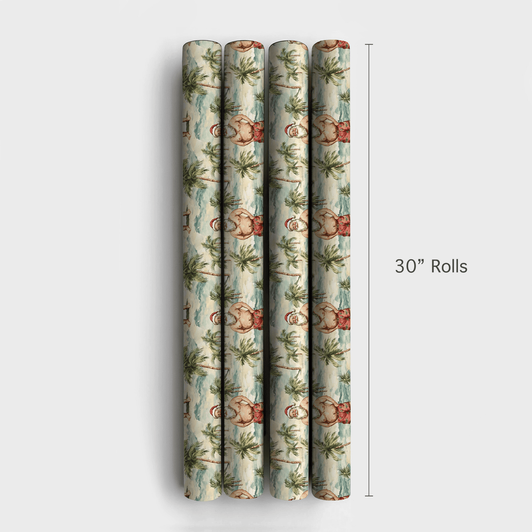 Sunny Santa - Wrapping Paper - Aspen & Arlo