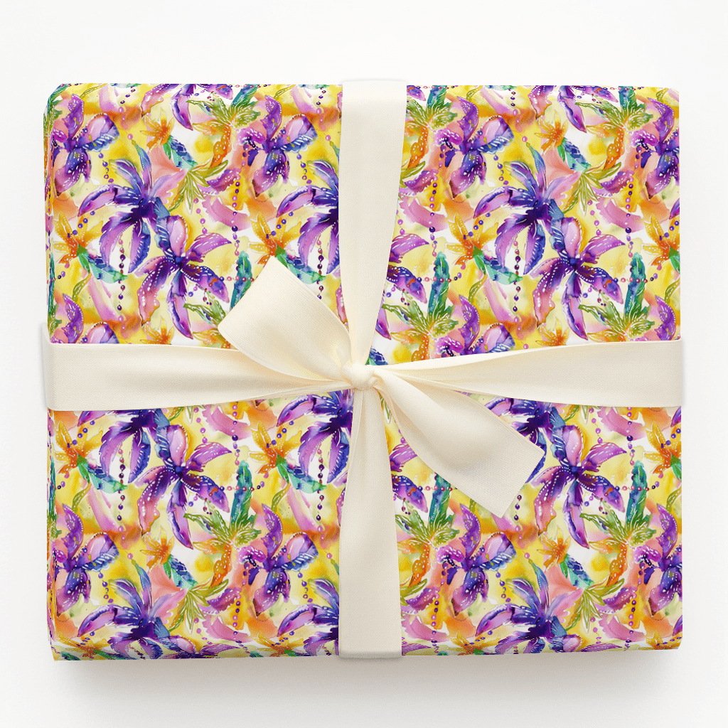 Mardi in the Streets - Wrapping Paper - Aspen & Arlo