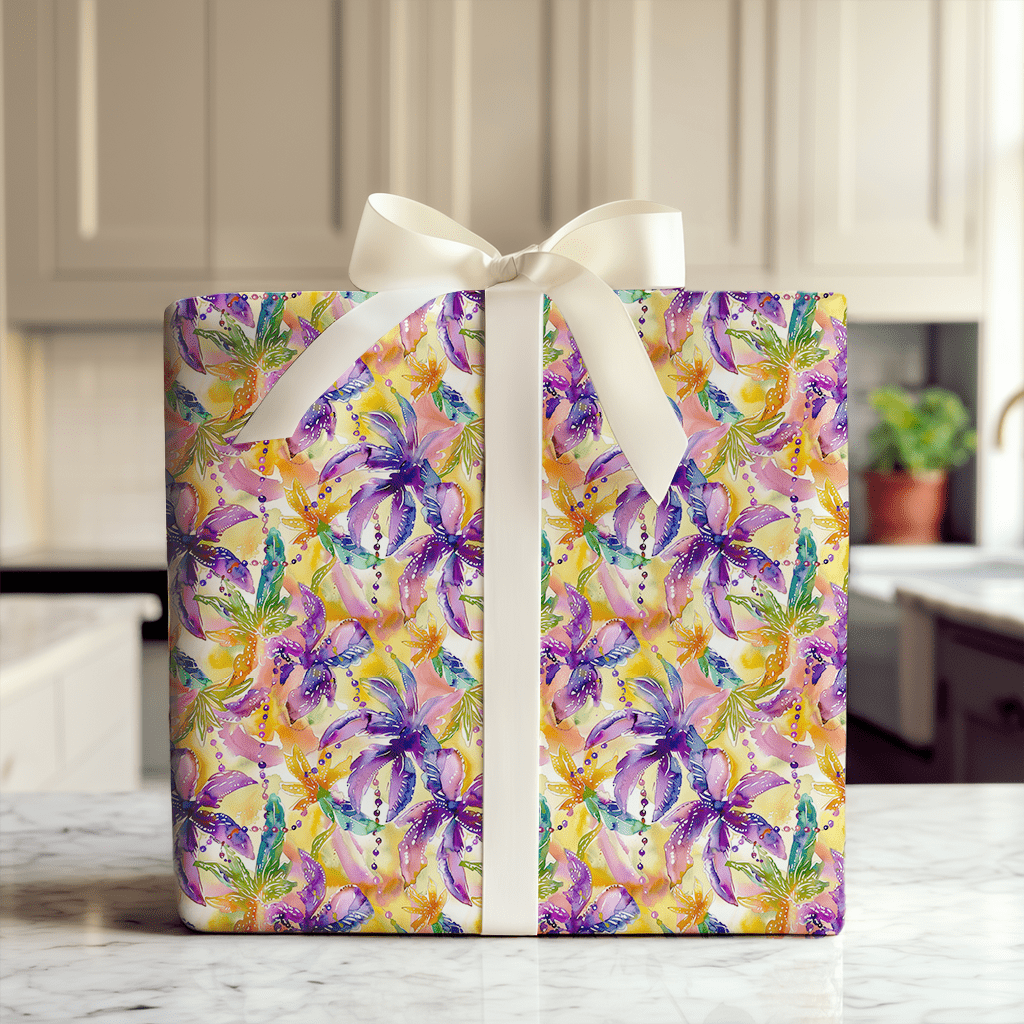 Mardi in the Streets - Wrapping Paper - Aspen & Arlo