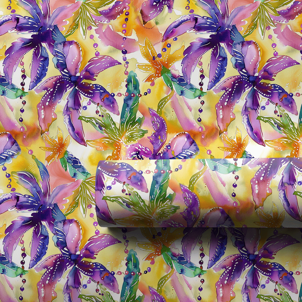 Mardi in the Streets - Wrapping Paper - Aspen & Arlo