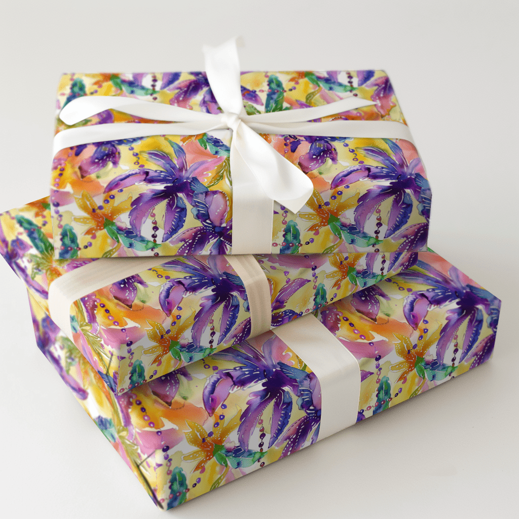 Mardi in the Streets - Wrapping Paper - Aspen & Arlo