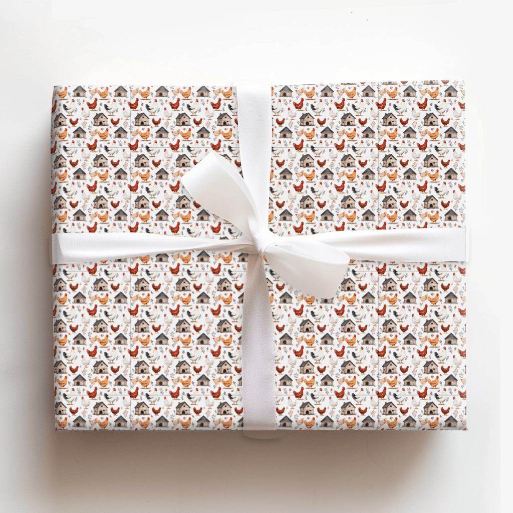 Feathers and Sunrise - Wrapping Paper - Aspen & Arlo